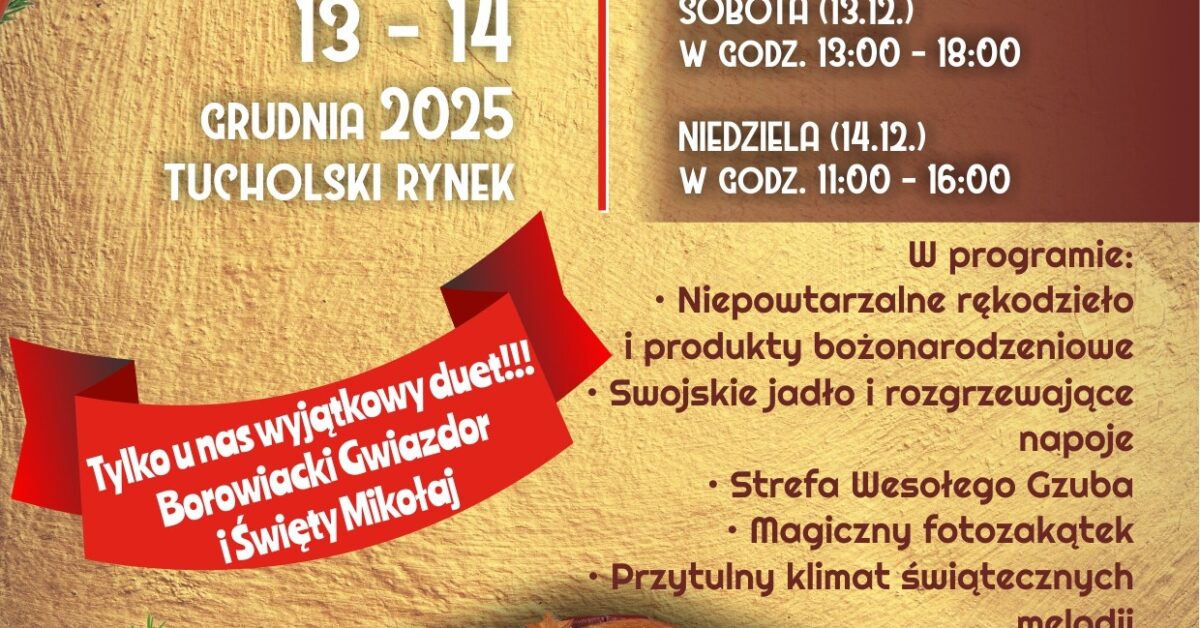 II Borowiacki Jarmark Bożonarodzeniowy